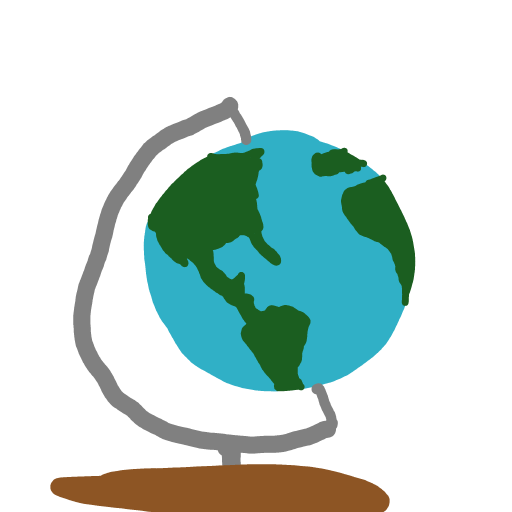 Globe drawing by Guardianoflives