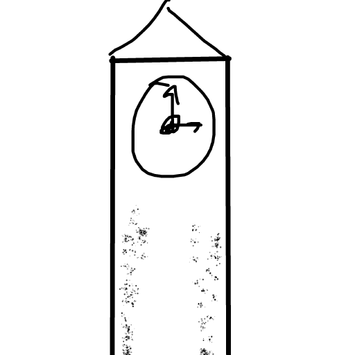 Big Ben drawing by vale