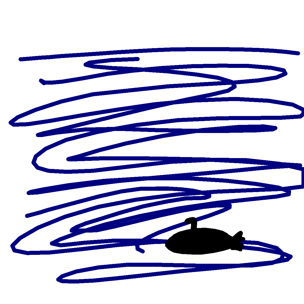 Submarine drawing by amber-graph-hammer