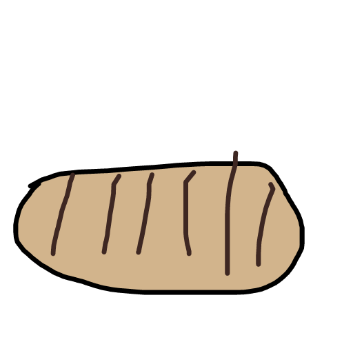 Bread drawing by great-fresh-style