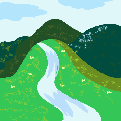 Mountain drawing by fair-bold-carve
