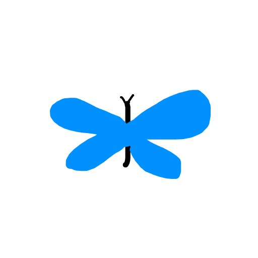Butterfly drawing by dapyllil