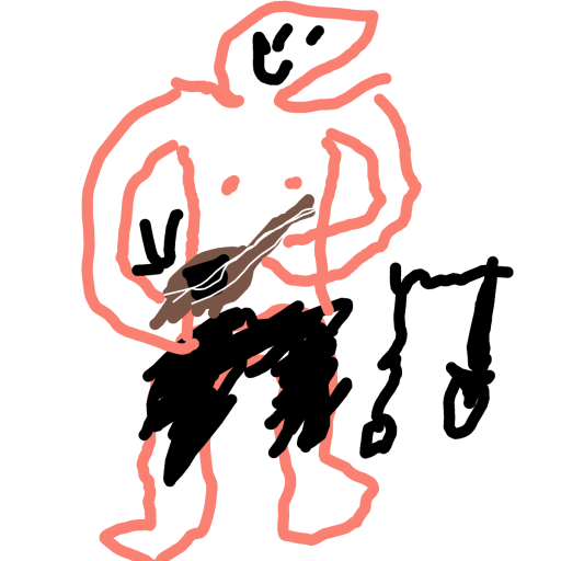 Ukulele drawing by common loon