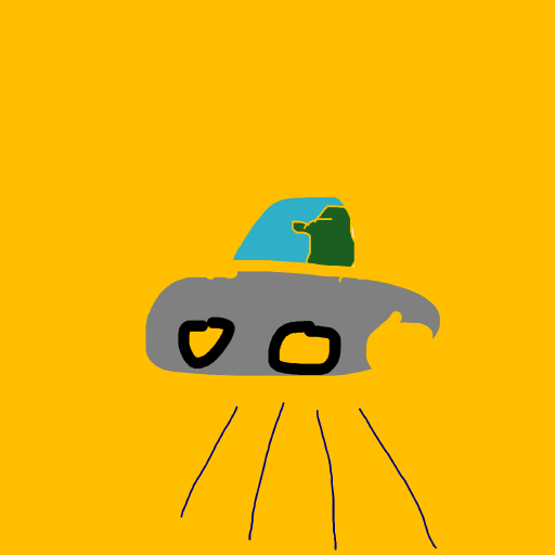 UFO drawing by aqua-hyper-doodler
