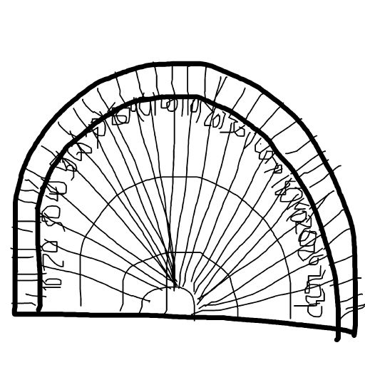 Protractor drawing by mikestam195