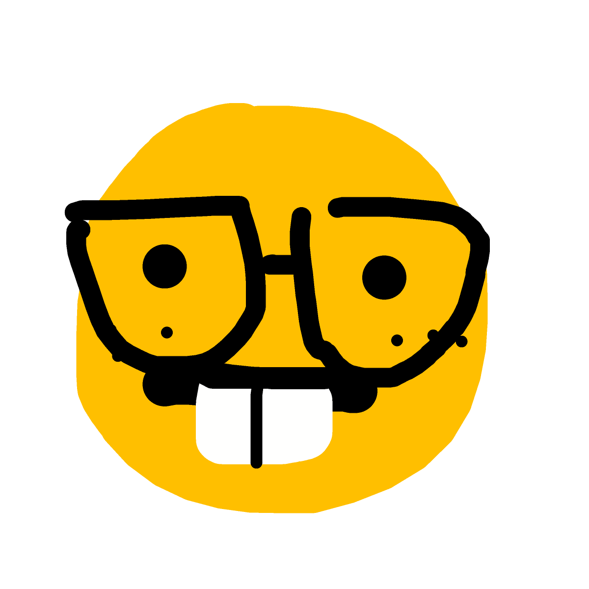 Glasses drawing by lin