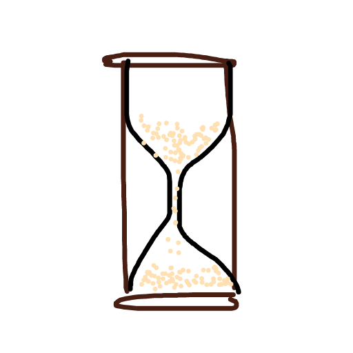 Hourglass drawing by skye
