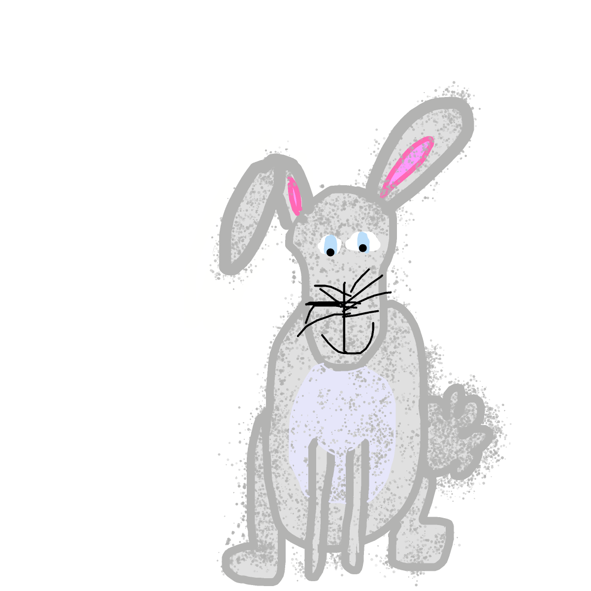 Bunny drawing by clear-cyan-drive