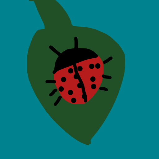 Ladybug drawing by lin