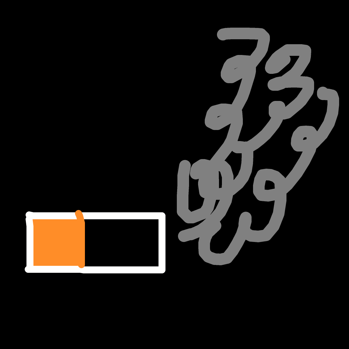 Smoke drawing by bia