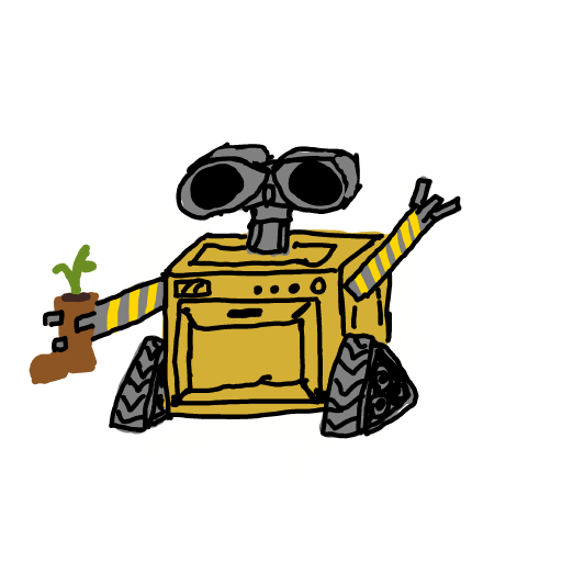 Wall-E drawing by godor