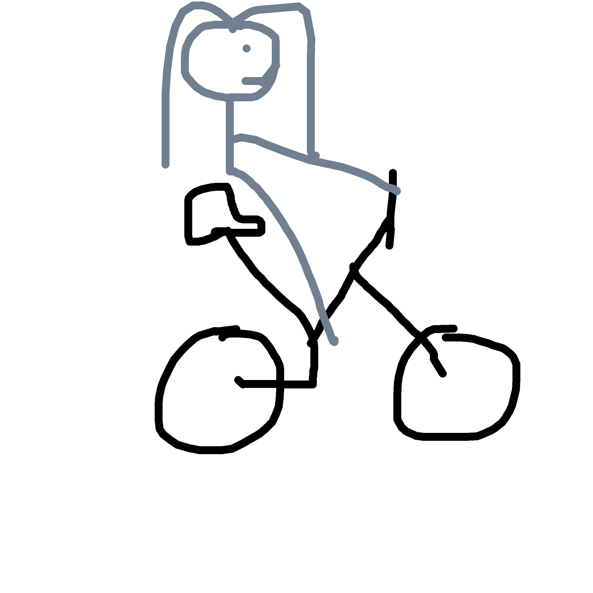 Bicycle drawing by lex