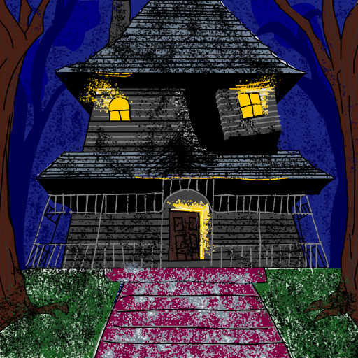 Haunted House drawing by snow-hyper-camp