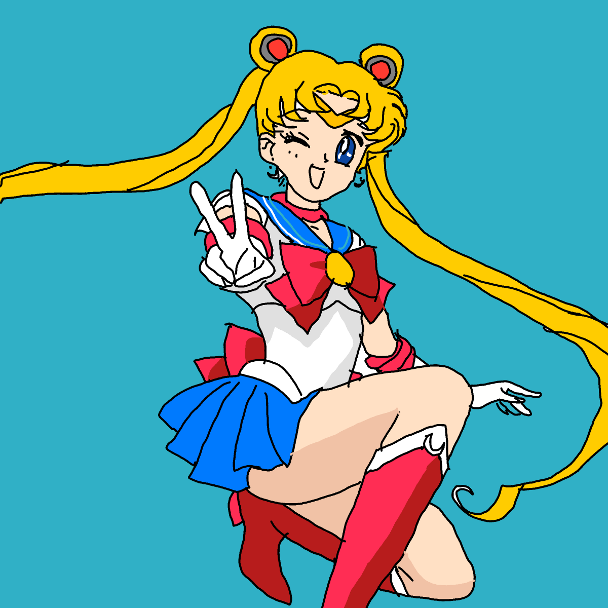 Sailor Moon drawing by Guardianoflives