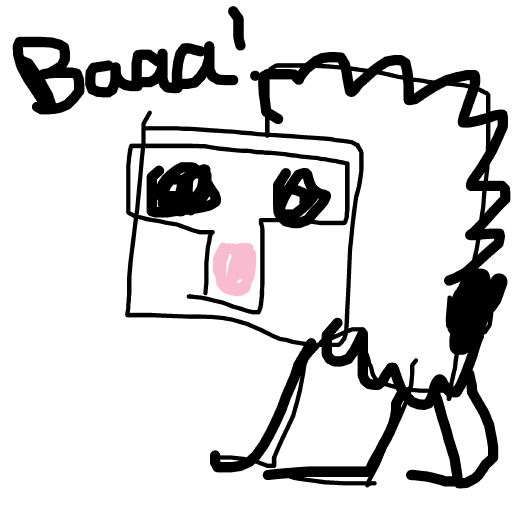 Sheep drawing by dan