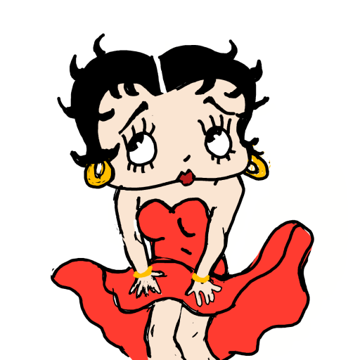 Betty Boop drawing by manders