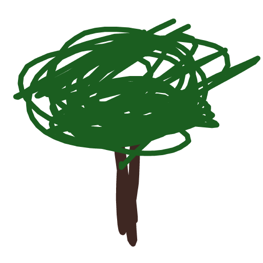 Tree drawing by BbJamminT