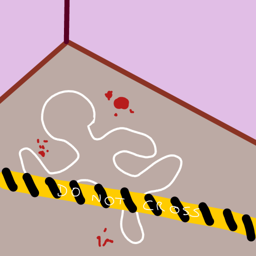Crime Scene drawing by conn0rr