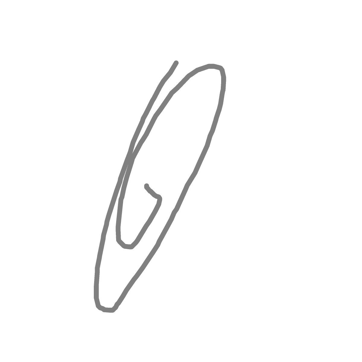 Paper Clip drawing by eleanor