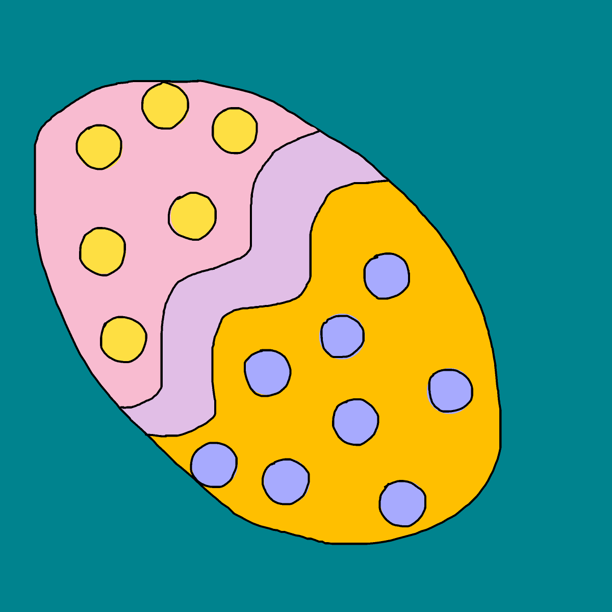 Easter Egg drawing by krissywissy