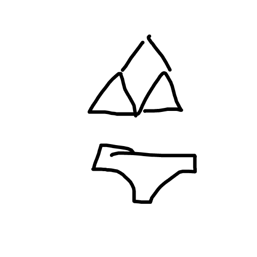 Swimsuit drawing by lili