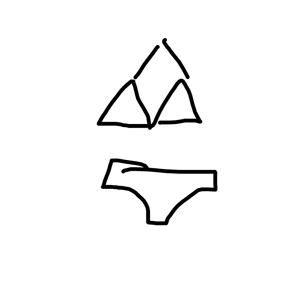 Swimsuit drawing by lili