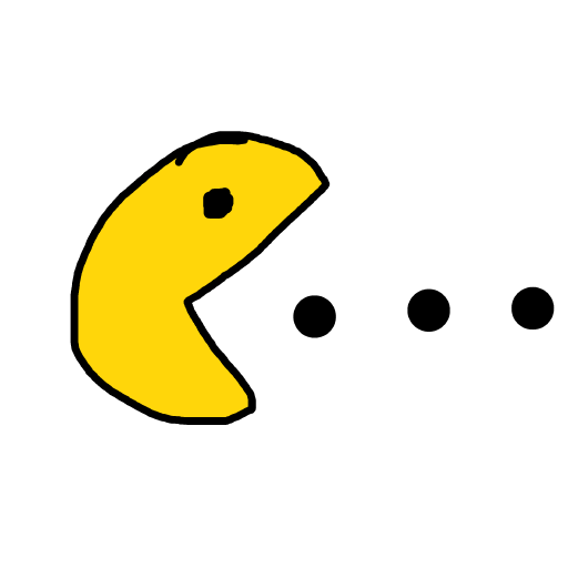 Pac-Man drawing by mikestam195