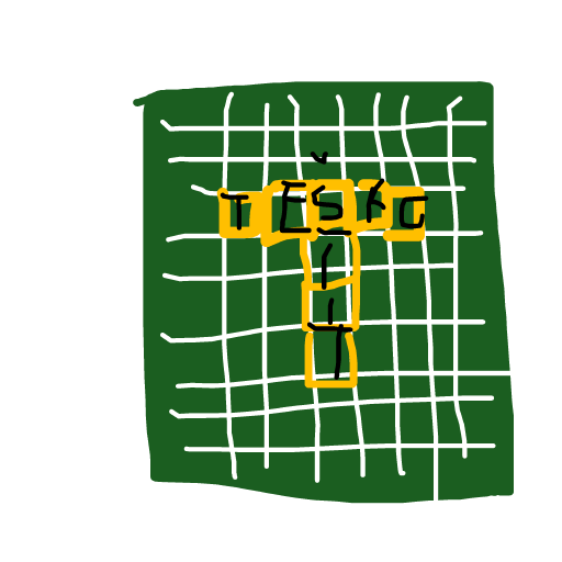 Scrabble drawing by matea