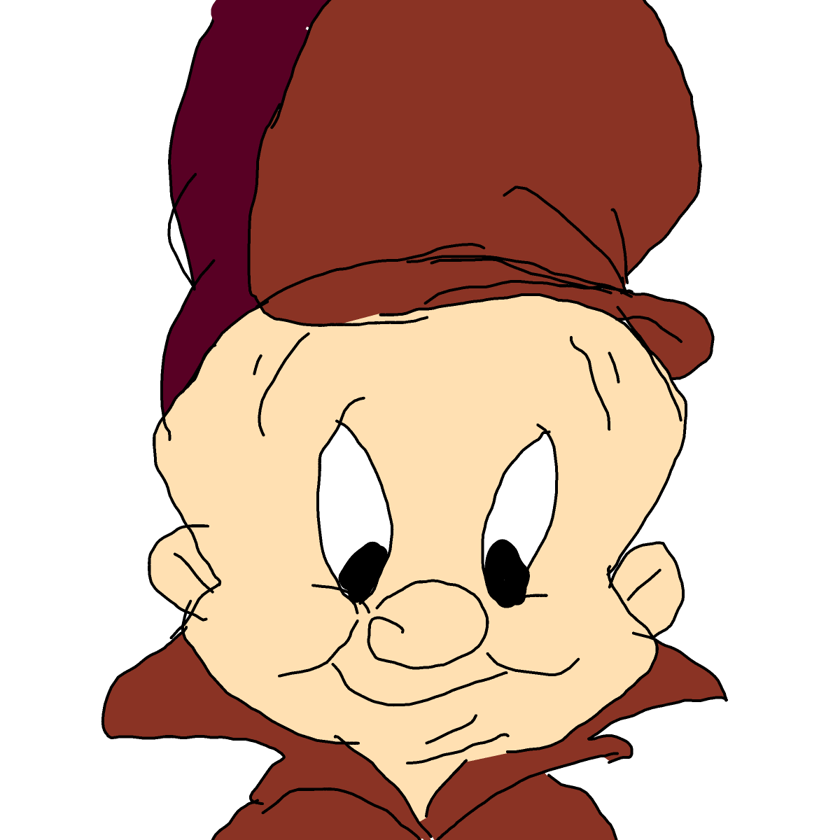 Elmer Fudd drawing by Bri3