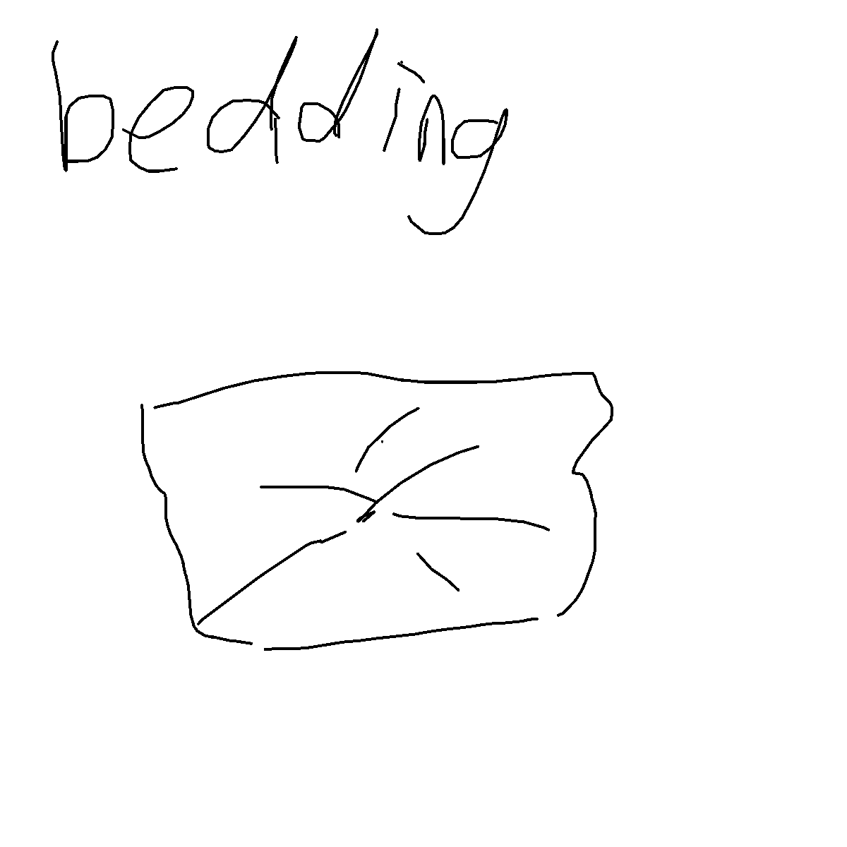 Pillow drawing by dust
