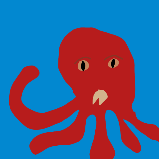Octopus drawing by Shandi
