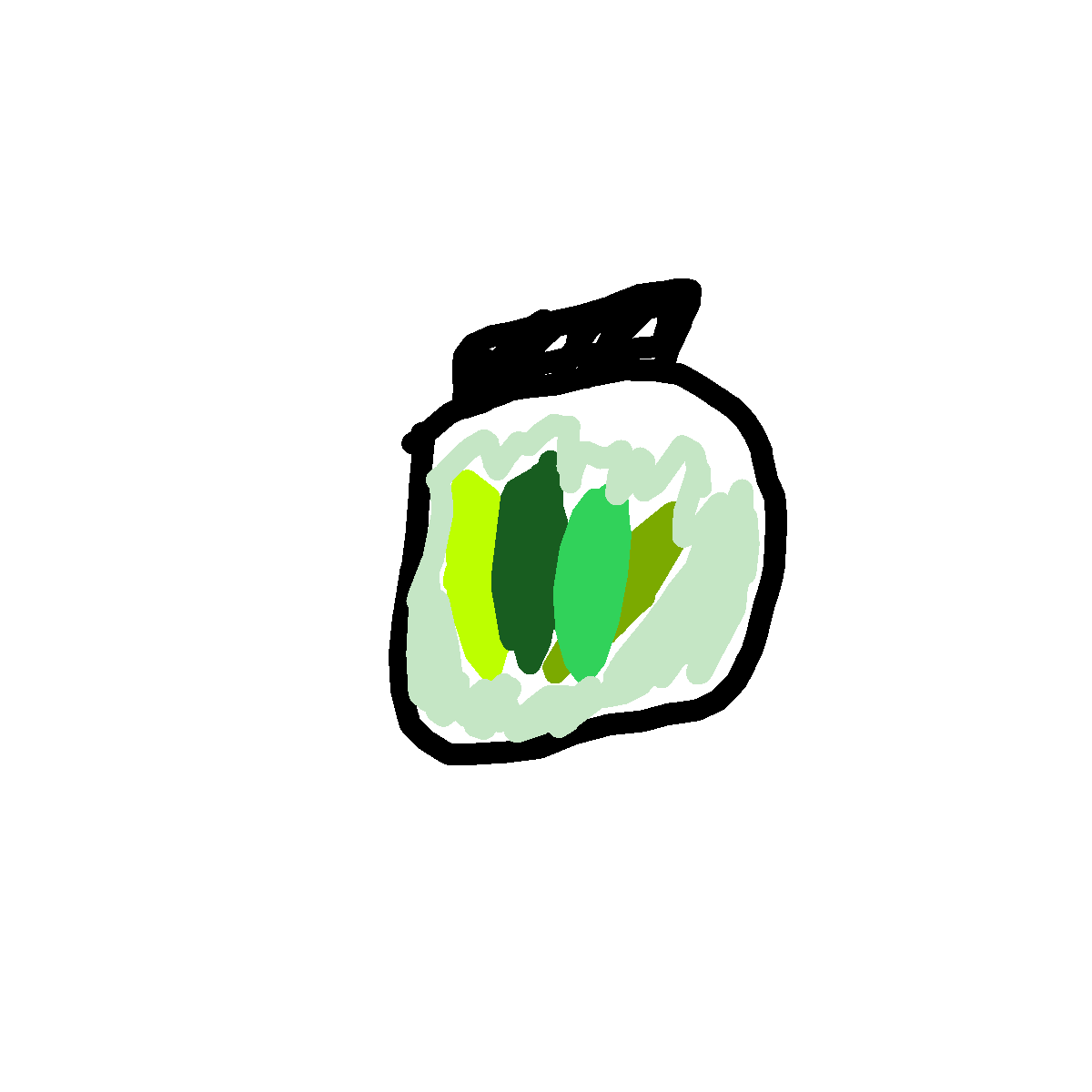 Jar drawing by macaronimiles