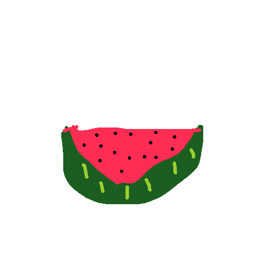 Watermelon drawing by color-olive-web