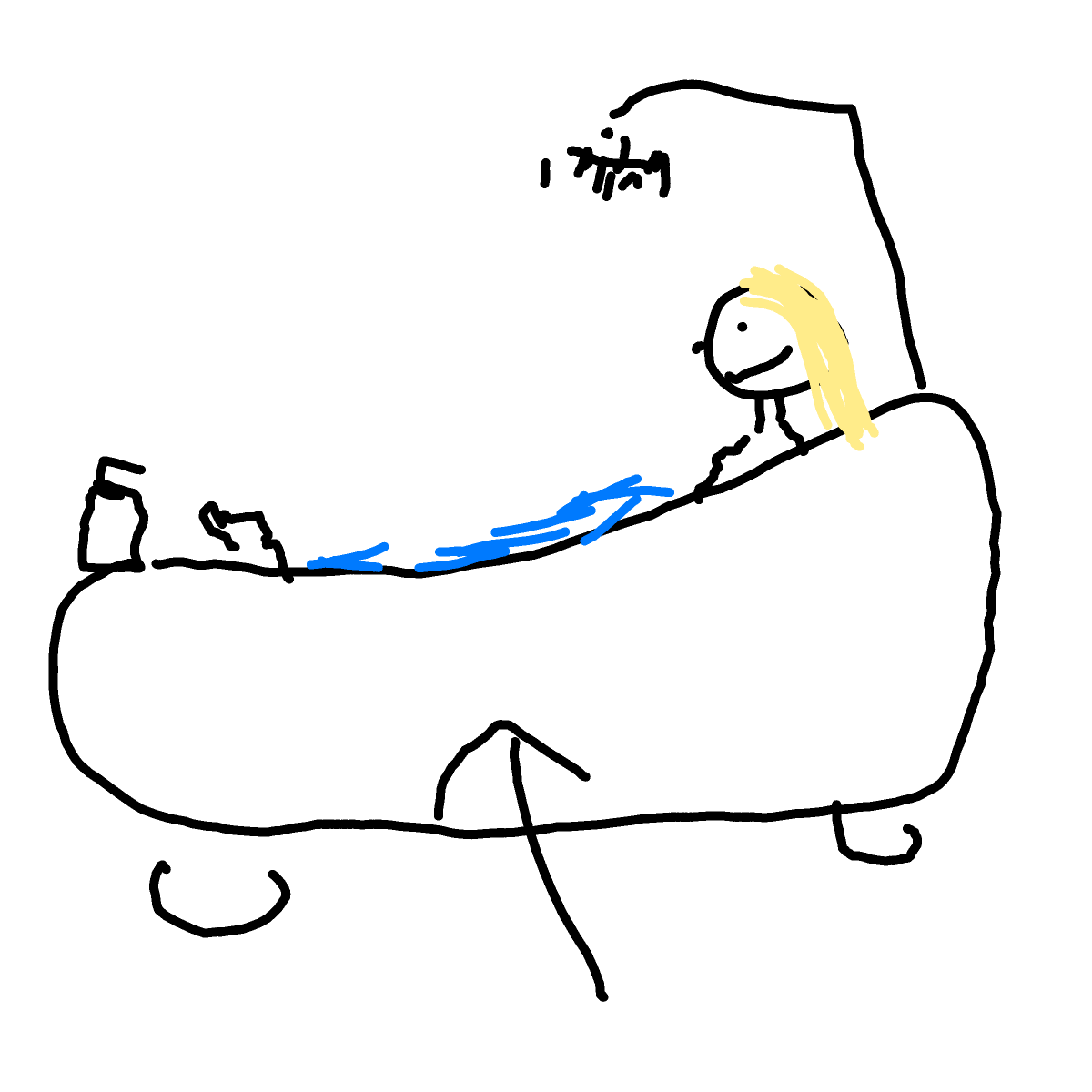 Bath drawing by sea-wave-artist