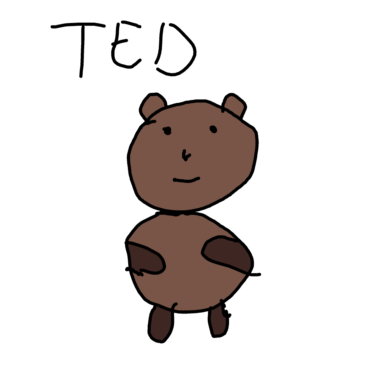 Teddy Bear drawing by Almog
