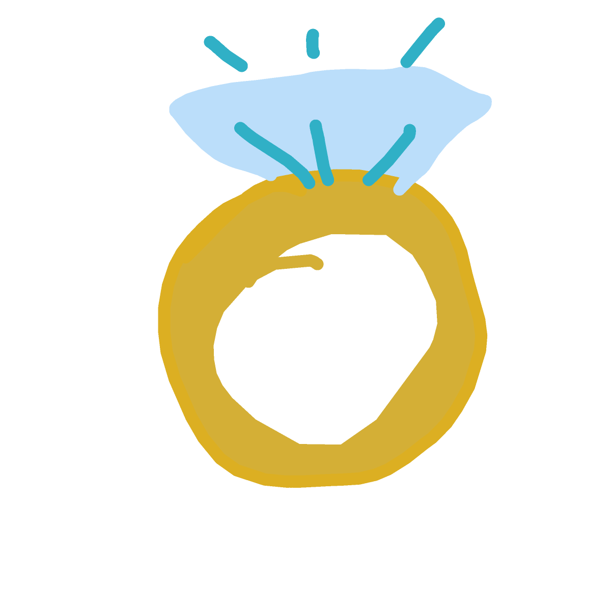 Gold Ring drawing by ebony-neat-blade