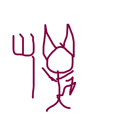 Demon drawing by pikapikachuu