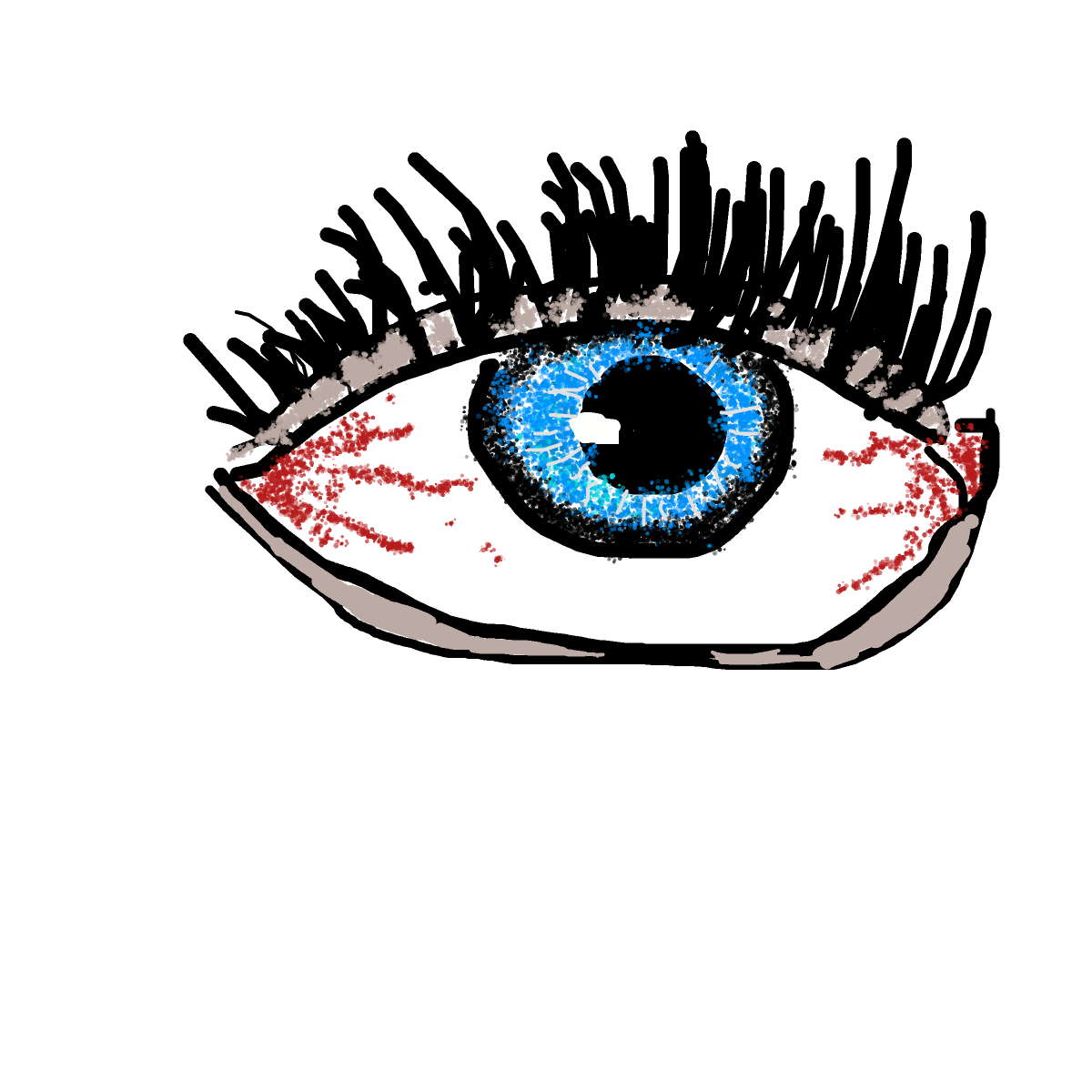 Eyeball drawing by ivory-happy-way