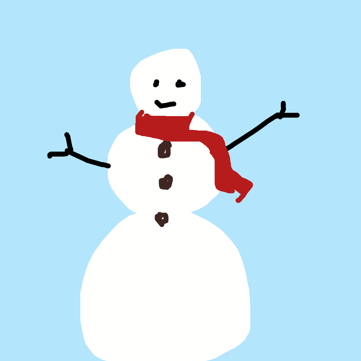 Snowman drawing by light-jade-pride