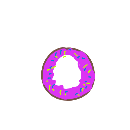 Donut drawing by sun-rose-drive