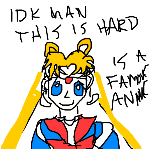 Sailor Moon drawing by drewbenruben