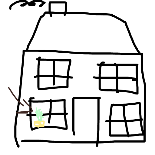House Plant drawing by fine-pure-world