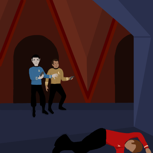 Red Shirt drawing by firecracker