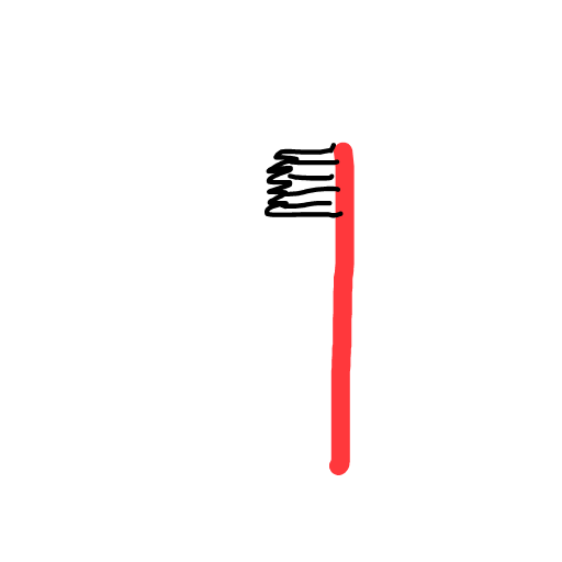 Toothbrush drawing by madsblazin