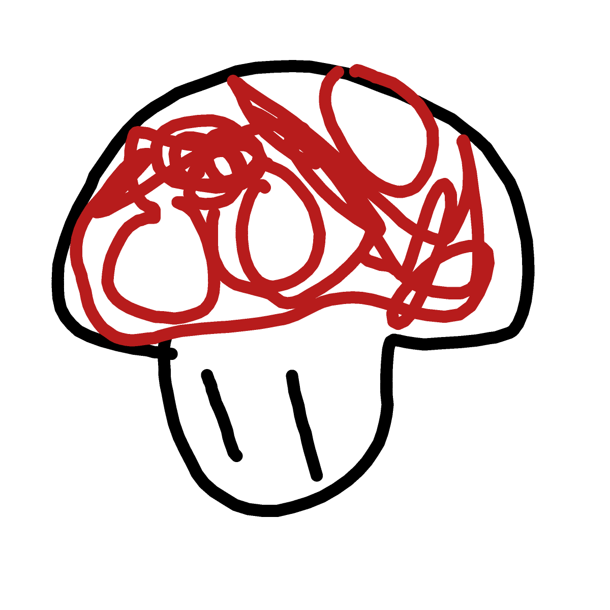 Super Mushroom drawing by BbJamminT