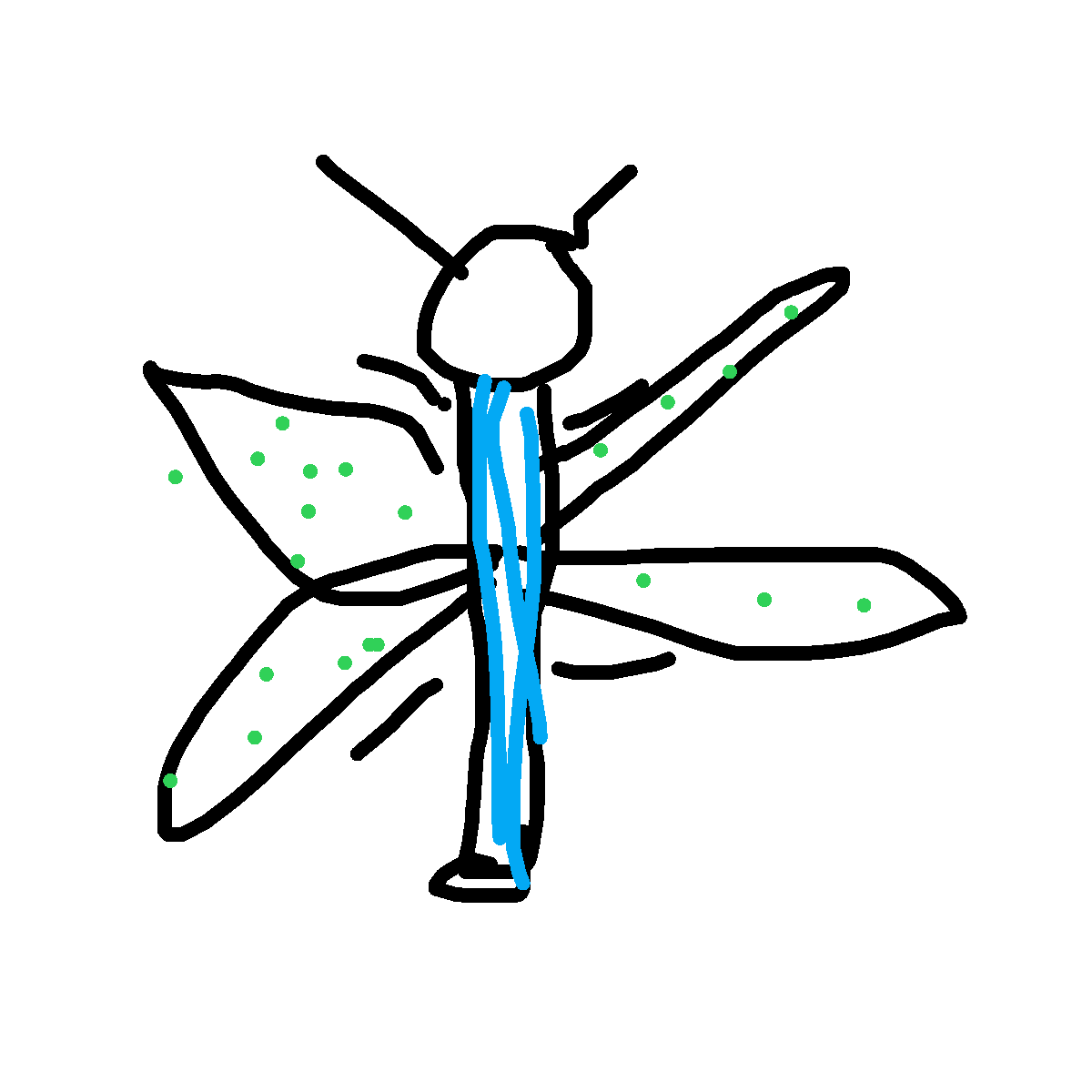 Dragonfly drawing by light-wild-tower
