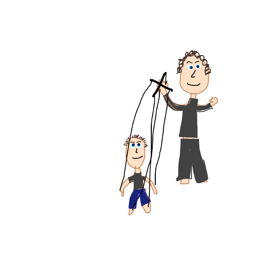 Marionette drawing by clear-cyan-drive