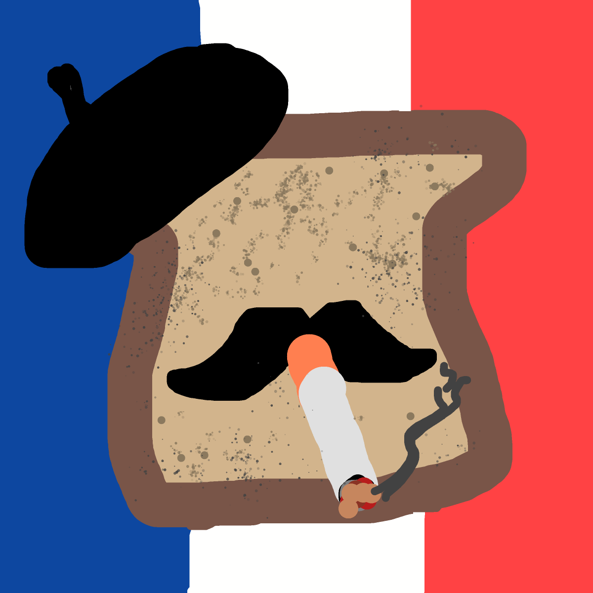 French Toast drawing by knoxy