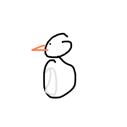 Penguin drawing by selecta