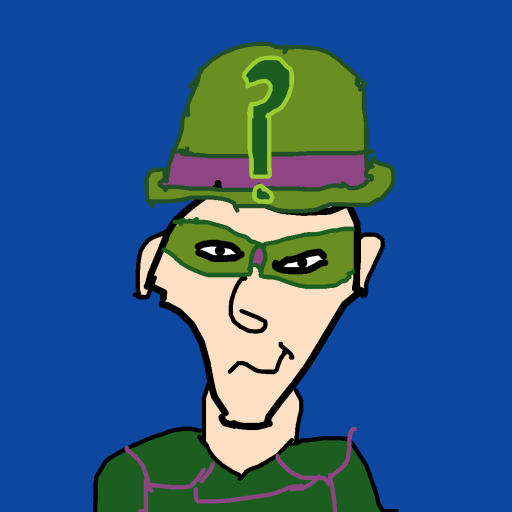 Riddler drawing by el fardoni